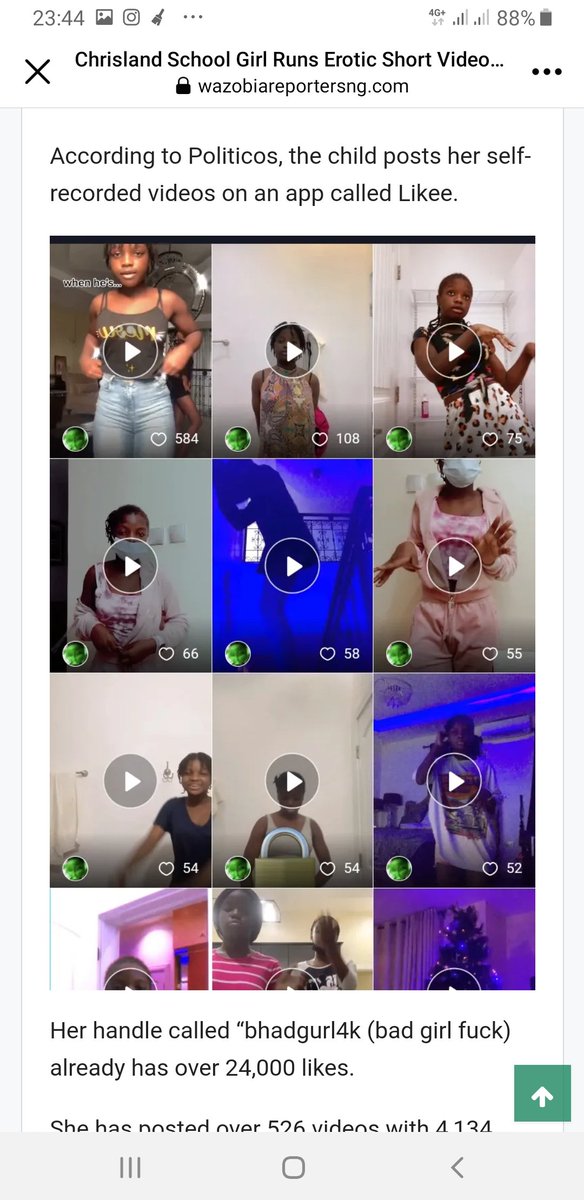 CHYCHYCHUKWU's tweet image. If Chrisland school girl is truly a minor and run the alleged page. Her parents really have to answer for this
wazobiareportersng.com/2022/04/18/chr…