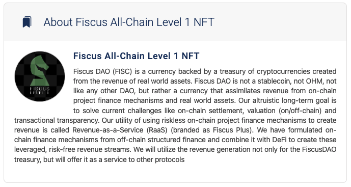 $FISC 🤯 NFTs starting to pop up on @GetKalao