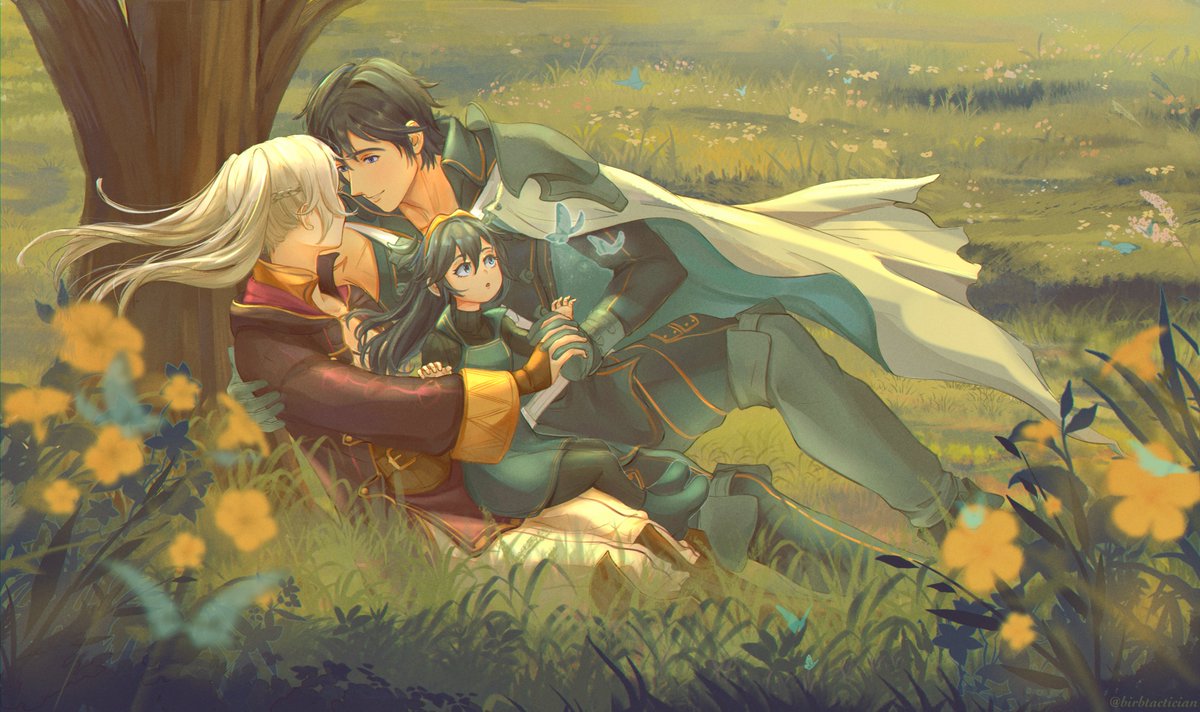 there was no better place to take a nap than on the ground that fateful day happy 10th-anniversary fire emblem awakening #FE覚醒10周年