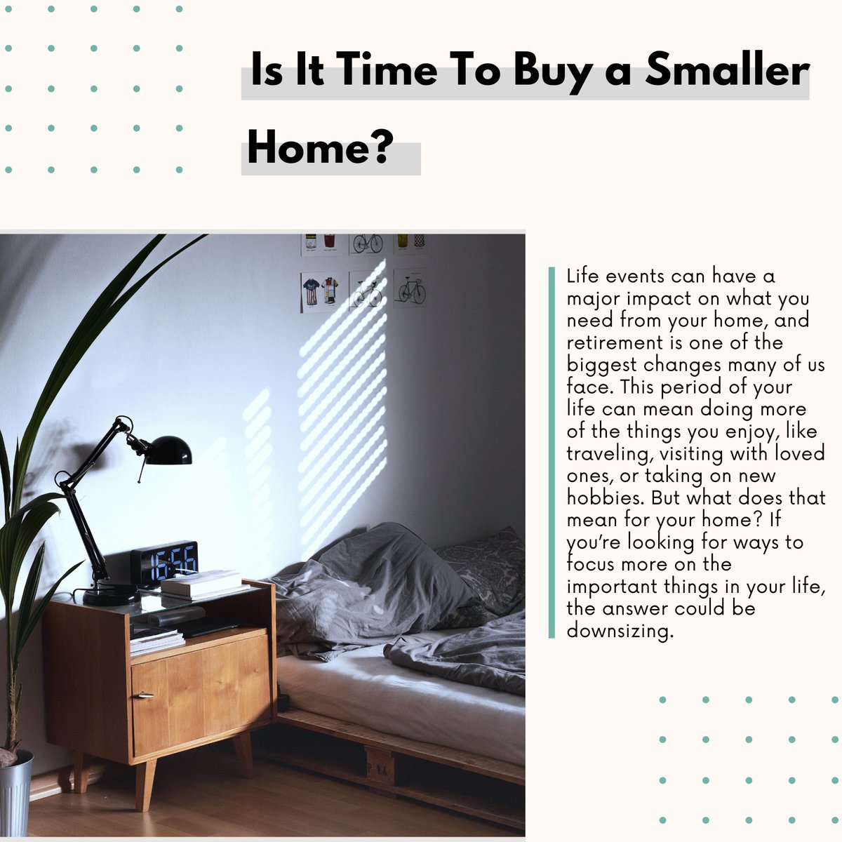 TrevProperties's tweet photo. If you’ve recently retired or plan to soon, your needs are likely changing. That means now may be the perfect time to downsize. 👍🏼
#TrevinoProperties #Home https://t.co/lfRqkFejYs