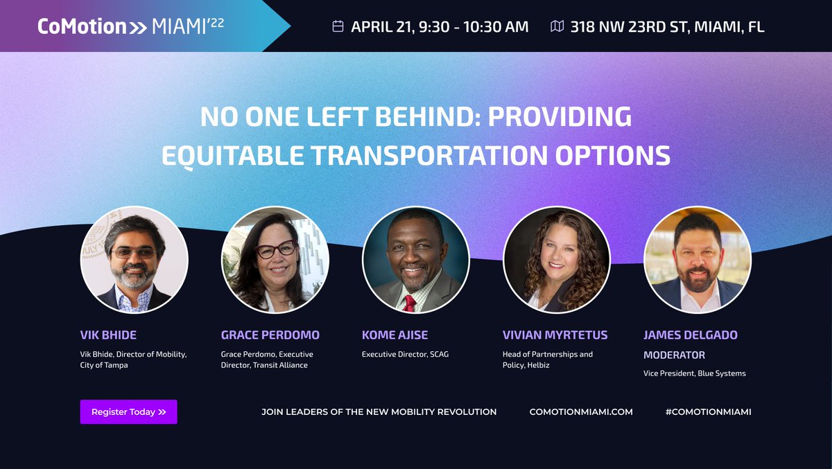 This Thursday! Join us to discuss the future of transit and how solutions like the #BetterBusNetwork will provide more mobility to those who need it the most.