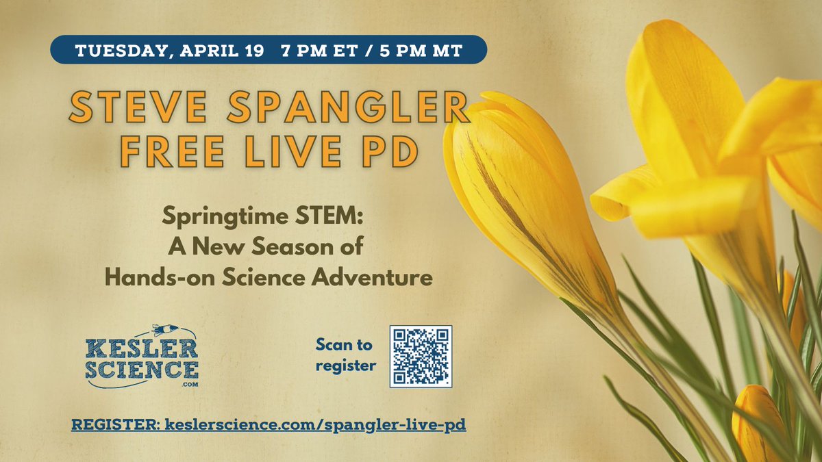 iamkesler's tweet photo. Don't miss a great evening with our resident demo connoisseur, @SteveSpangler - He's always got some amazing ways to engage your students that won't break the bank! Hope to see you there! Register and get the Zoom link: https://t.co/aP0lJ1IBiq
#keslerscience #scienceteacher https://t.co/8Qnb37VinB