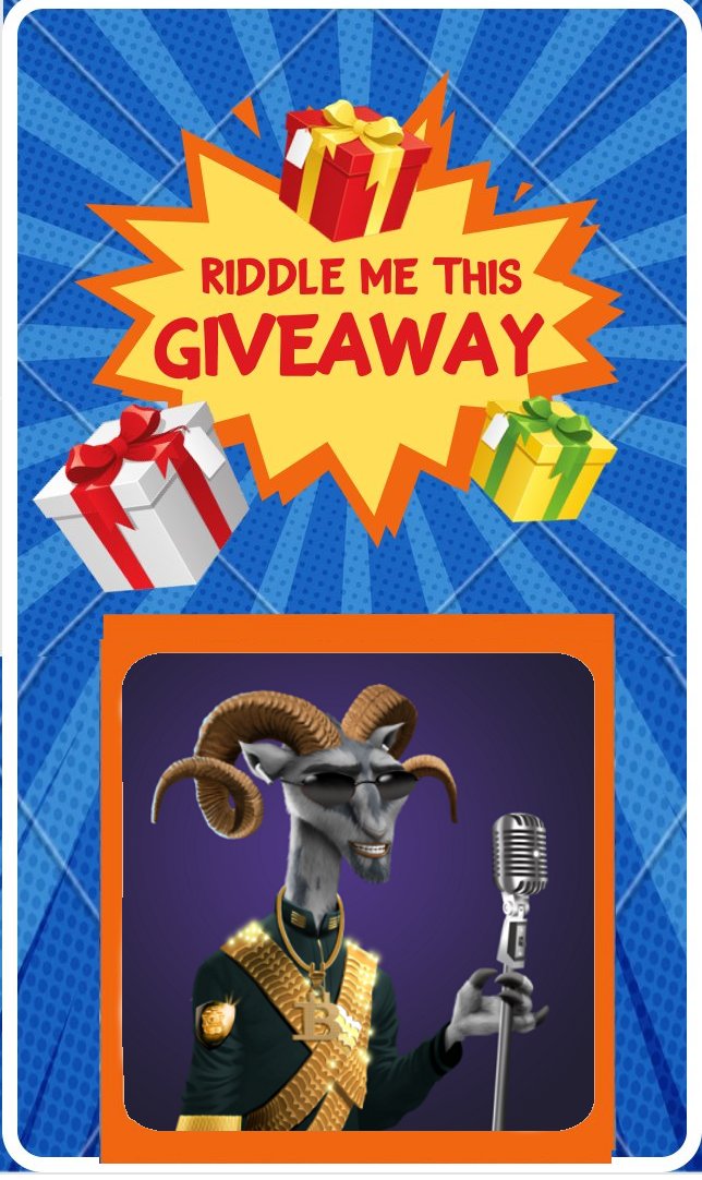 3NiftyProducer's tweet photo. #mofogoats The new riddle has dropped in our Discord, Play to win this fabulous @Mofogoats https://t.co/FYvXjga6Y9 https://t.co/VpHTxjlbRJ