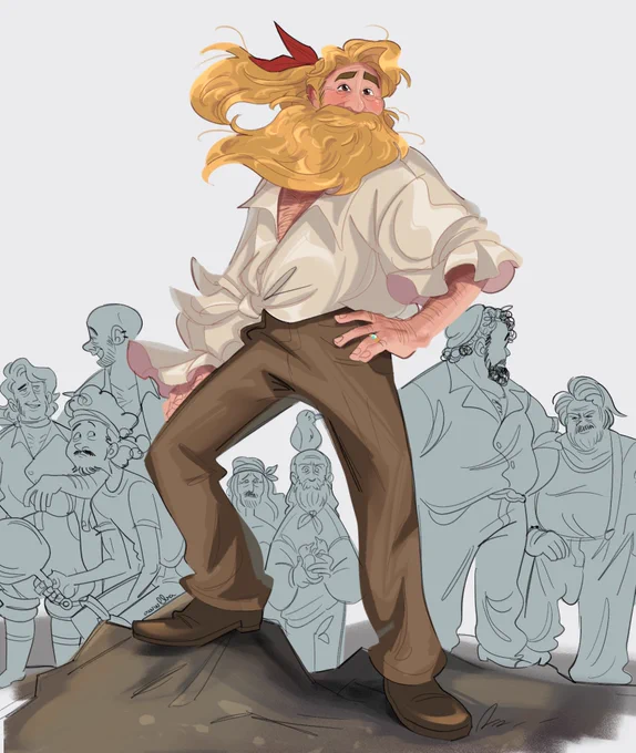 but what if stede had a BIGGER beard? #OurFlagMeansDeath 