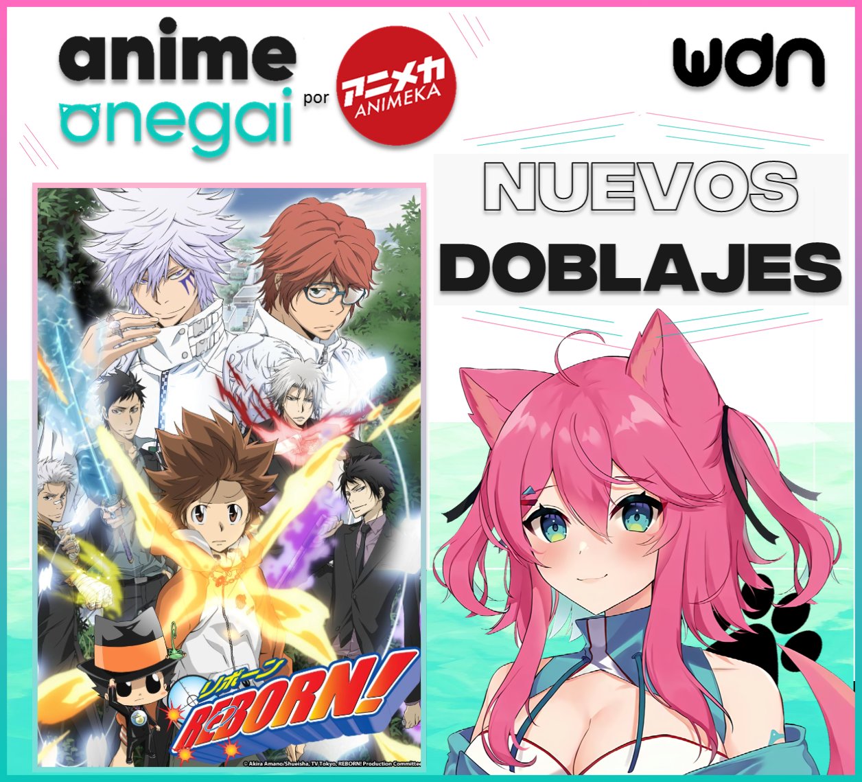 Personagens Com os Mesmos Dubladores! on X: 🚨 Animes dublados da Anime  Onegai provavelmente vindo aí! 🚨 O streaming Anime Onegai anunciou numa  live que irá distribuir dublagens brasileiras de seus animes