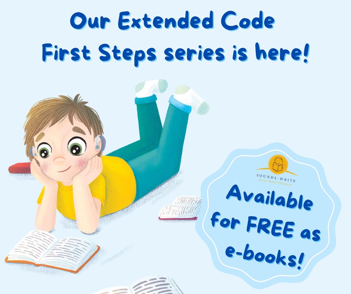 SWLiteracy's tweet photo. It's International Book Day! To celebrate, we've released our new series of decodable readers... and it's available for FREE as e-books!
Get the free e-books: https://t.co/QN7zJcJvCf
The collection is perfect for children taking their first steps into the Extended Code. https://t.co/i6B0ePLPTr