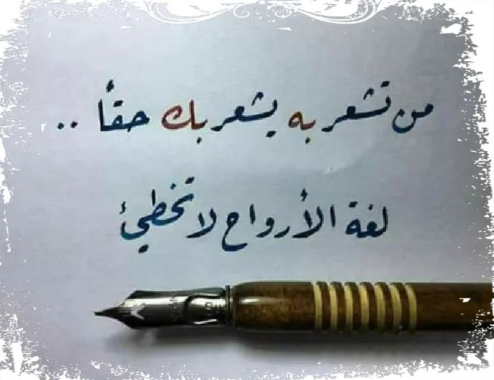 هناك من يفهمك بلا حديث 
وهناك من لا يفهمك بالكلام !  
العبرة ليست فى لغة الخطاب
    ولكن بتآلف الأرواح💞