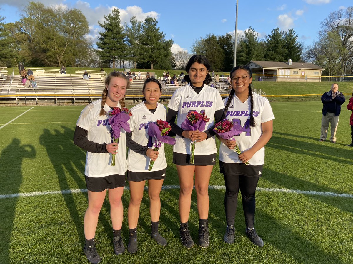 Big win on Senior Night for the Lady Purples Lacrosse, 15-7!