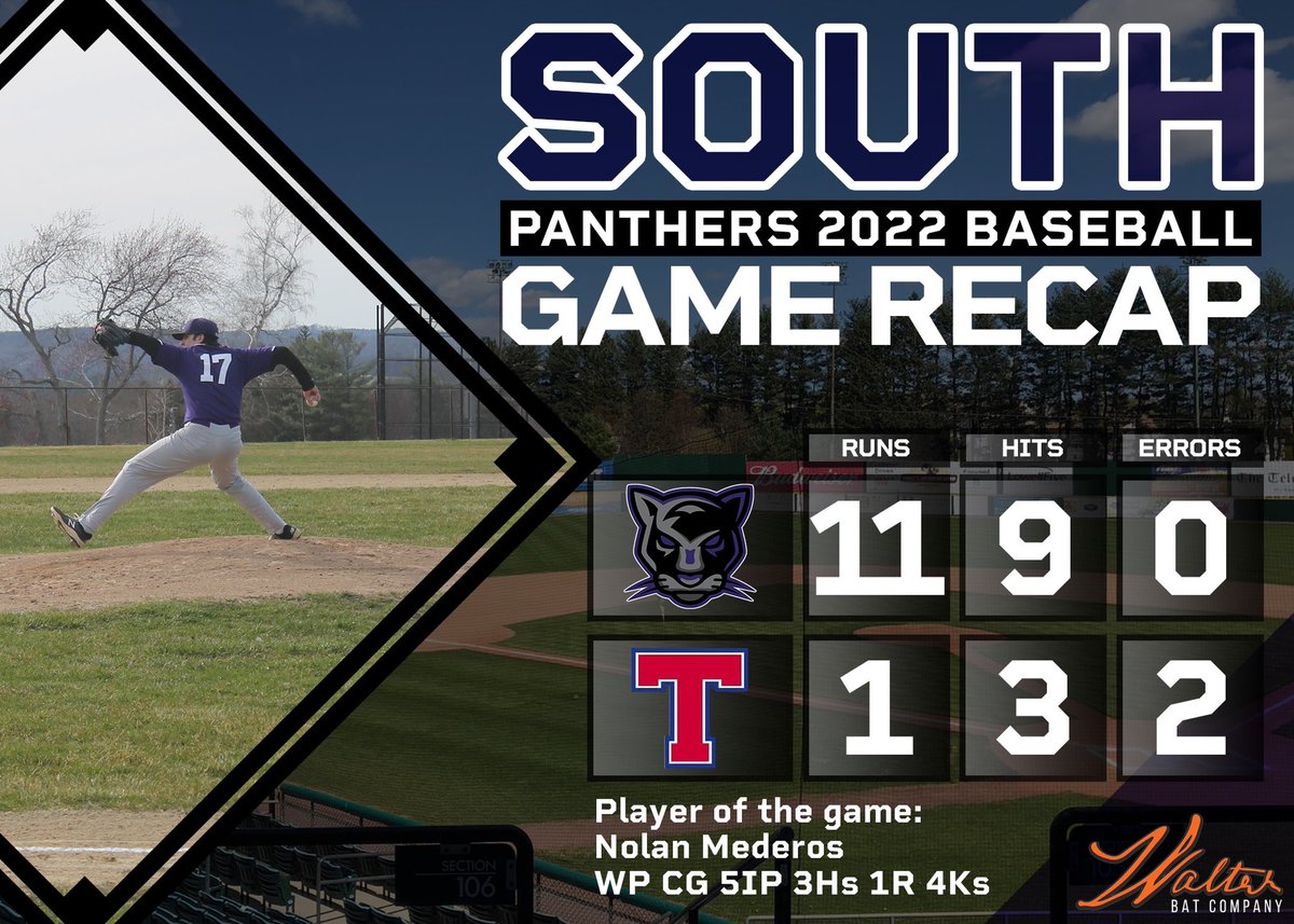 Bryce Sarber (@bsarber28) on Twitter photo Panthers get the W! Great day on the mound from <a href="/NolanMederos/">Nolan Mederos</a>. Hunter Ward had 3RBIs 2Hs and 2 SBs. <a href="/albertdelarosaW/">albert</a> had 3Rs 2Hs 3SBs and 1RBI. Back at it tomorrow! #locked #staywithus <a href="/Baseball_Notes/">NH Baseball Notes</a> <a href="/603SportsMedia/">Roger Brown</a> Panthers get the W! Great day on the mound from <a href="/NolanMederos/">Nolan Mederos</a>. Hunter Ward had 3RBIs 2Hs and 2 SBs. <a href="/albertdelarosaW/">albert</a> had 3Rs 2Hs 3SBs and 1RBI. Back at it tomorrow! #locked #staywithus <a href="/Baseball_Notes/">NH Baseball Notes</a> <a href="/603SportsMedia/">Roger Brown</a>