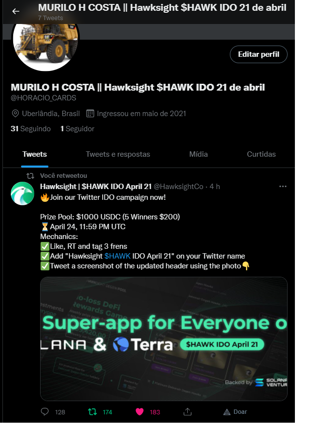 HORACIO_CARDS's tweet photo. @HawksightCo Esse projeto definitivamente vai ser Incrível, como esse time que é uma certeiro em suas abordagens inovadoras para alcançar os objetivos e visões do projeto, estou muito feliz por fazer parte disso.
@asmawi_bakiri14
@TECHGURUADIL1
@Dayubahasa https://t.co/X9599ScmSt