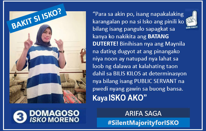 CeceTeevee's tweet photo. Bakit si Isko? #silentmajorityforisko #KayIskoPossible #SwitchToIsko https://t.co/1gsMxeIejN