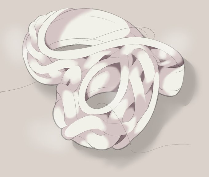 文香さんが大学から古本屋バイトまで一日中付けてたヘアバンド
前に描いた物をちょっと色調整 