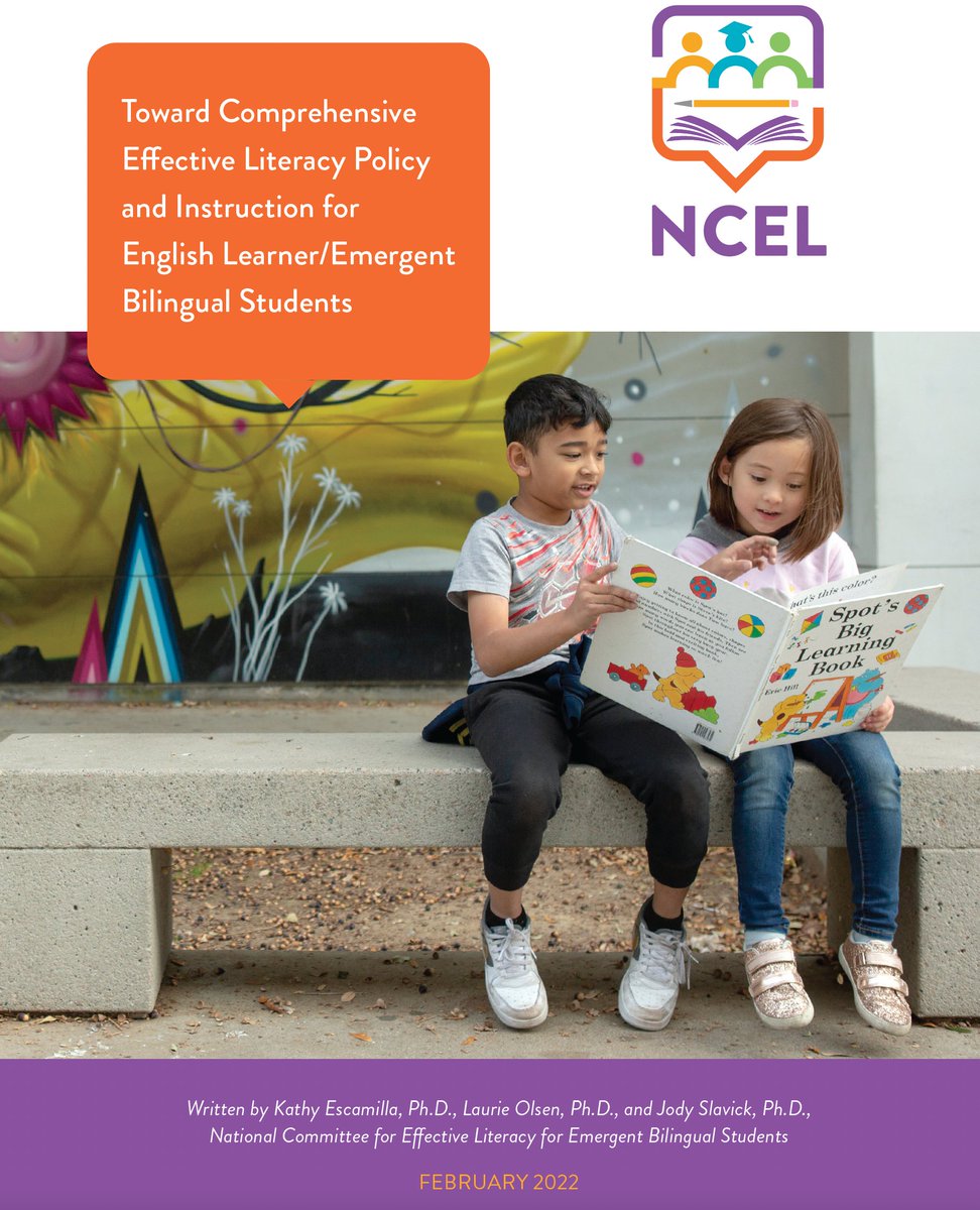 #MedinaMondayMessage: 'One-Size-Fits-All Science of Reading Fails to Address the Unique Needs of EL/EB Students and Does Not Capitalize on Their Strengths' If you have not yet read the most recent paper by Drs. Escamilla, Olsen, & Slavick, do so now!  bit.ly/3rH8gsR