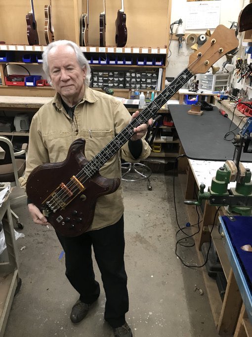 johnpauljoel's tweet photo. RIP Rick Turner, founding member of Alembic and designer/builder of the first Alembic bass. https://t.co/QWMA7sWBiH