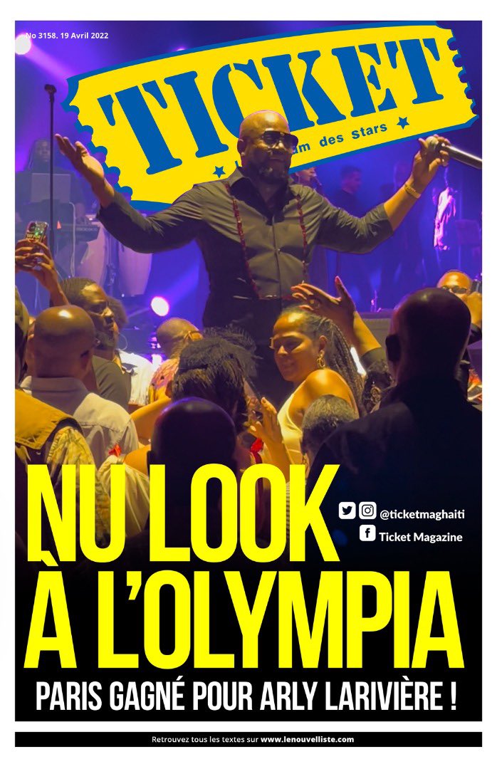 La UNE de Ticket du 19 avril 2022