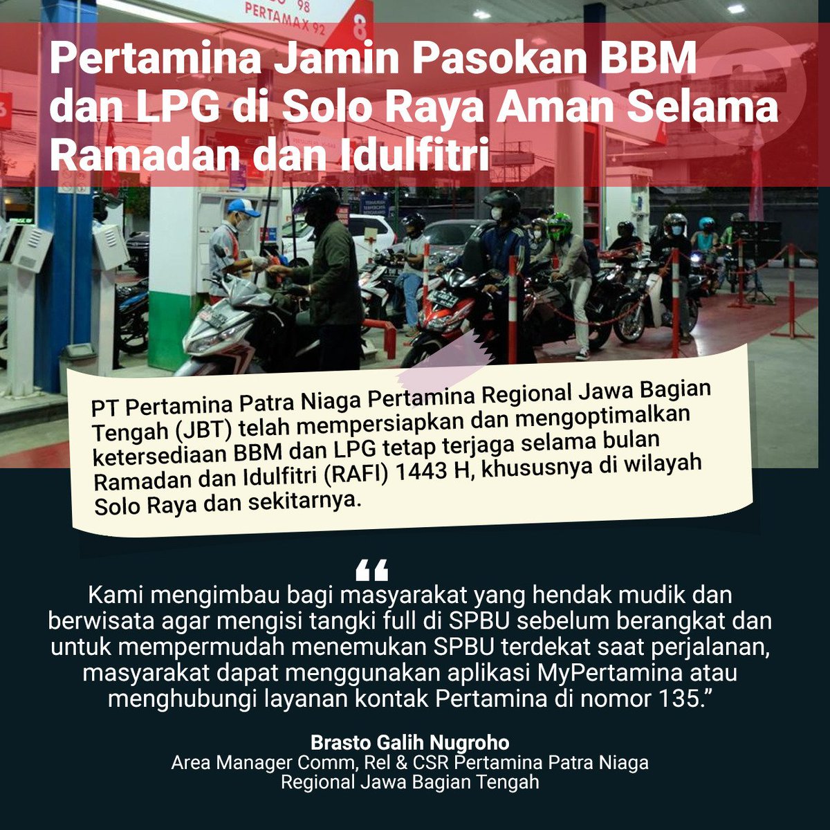 Pertamina jamin pasokan BBM dan LPG di Solo Raya aman selama Ramadhan dan Idulfitri.
<a href="/pertamina/">PERTAMINA</a>
@KemenBUMN
#Pertamina
#EnergyToday
#EnergyTodayID