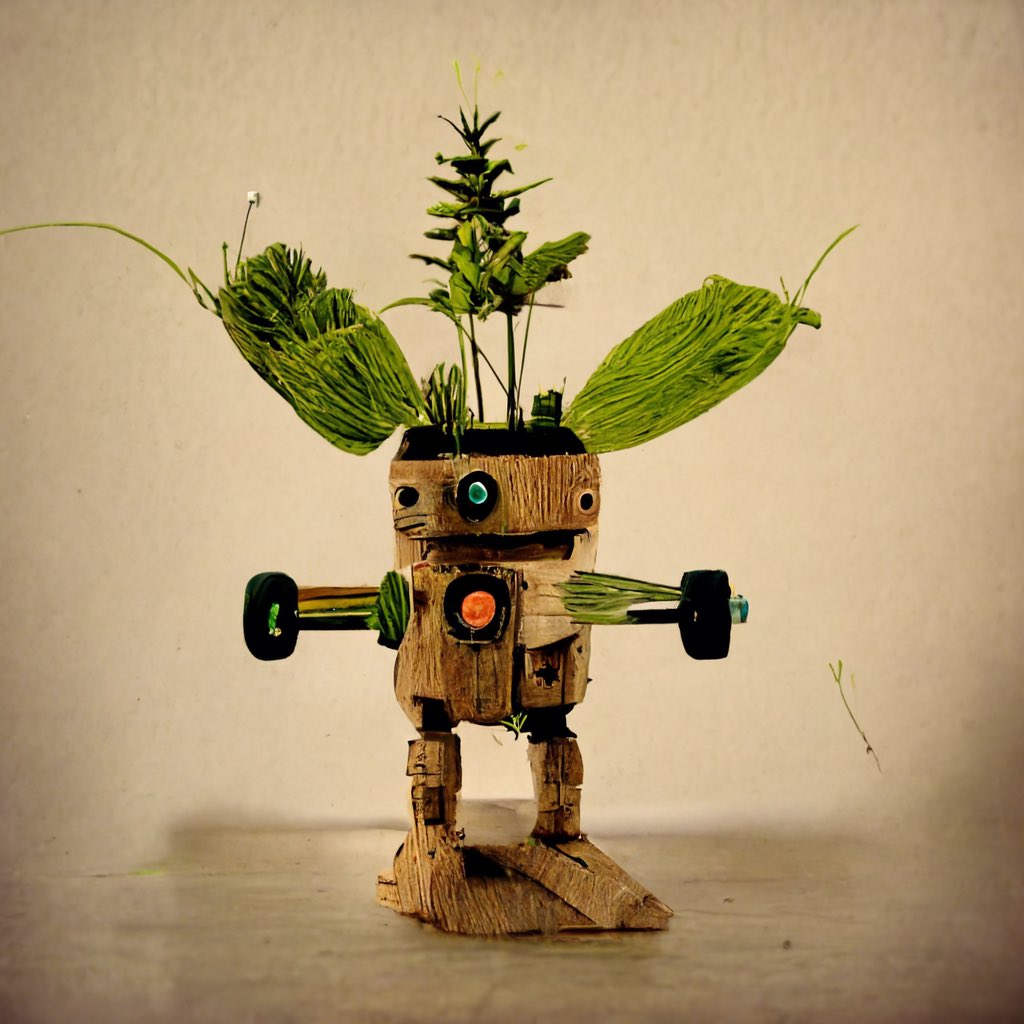 ryangermick's tweet image. Having a very fun time co-creating toy robots with #midjourney