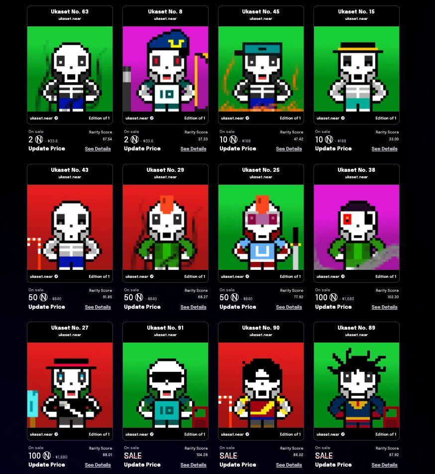 Our Collection visit: paras.id/collection/uka… on @ParasHQ Or visit : ukaset.com for WL and Minting #NFT