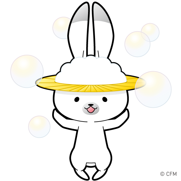 シャボン玉のtwitterイラスト作品