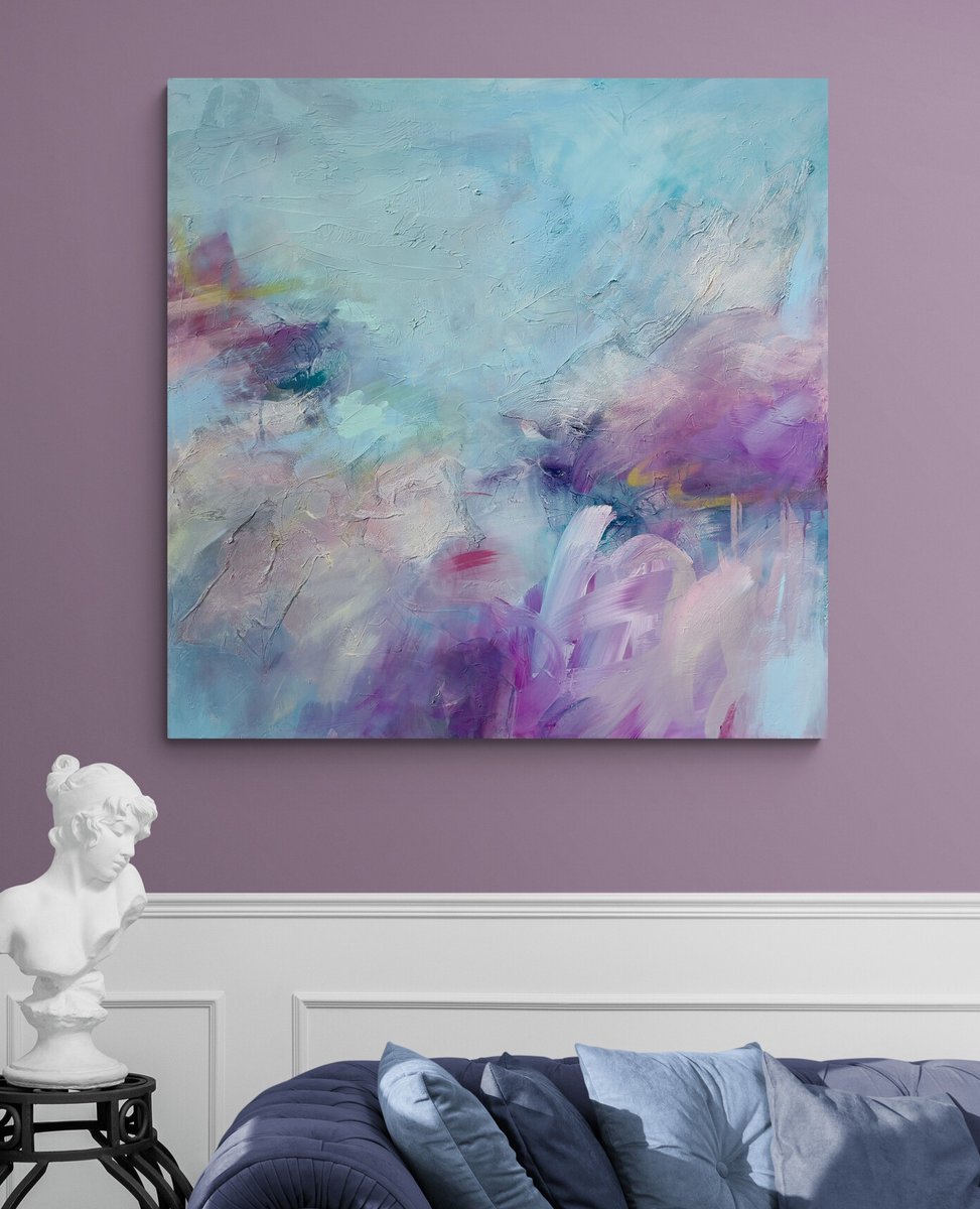 When the sky is blue and the flowers are blooming; it's a perfect harmony. ⁠

Blue Sky
1m x 1m
Acrylic on Canvas

#WomeninNFT #NFTpainters #NFTcommunity