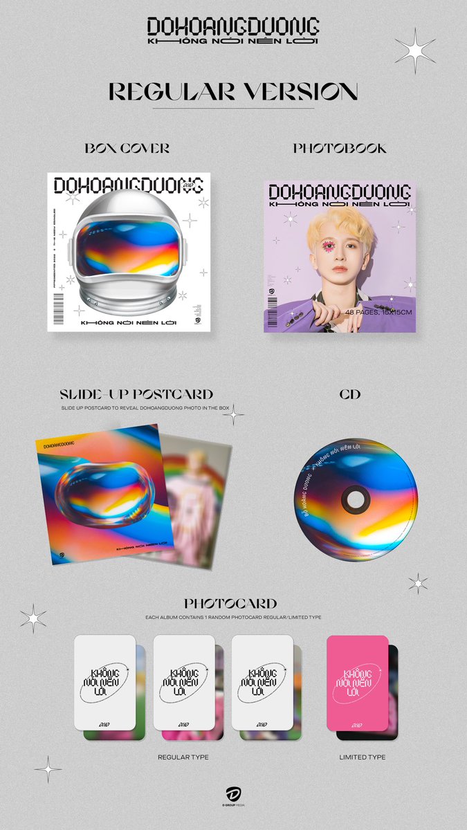 my first physical single album 💓 yayyy!!!

Ngày phát hành: 26.04.2022

*Single Album ‘Không Nói Nên Lời’ (Regular Version)

*Single Album ‘Không Nói Nên Lời’ (Limited Edition) vì số lượng có hạn nên có thể hết sớm, nhanh tay đặt ngay nào