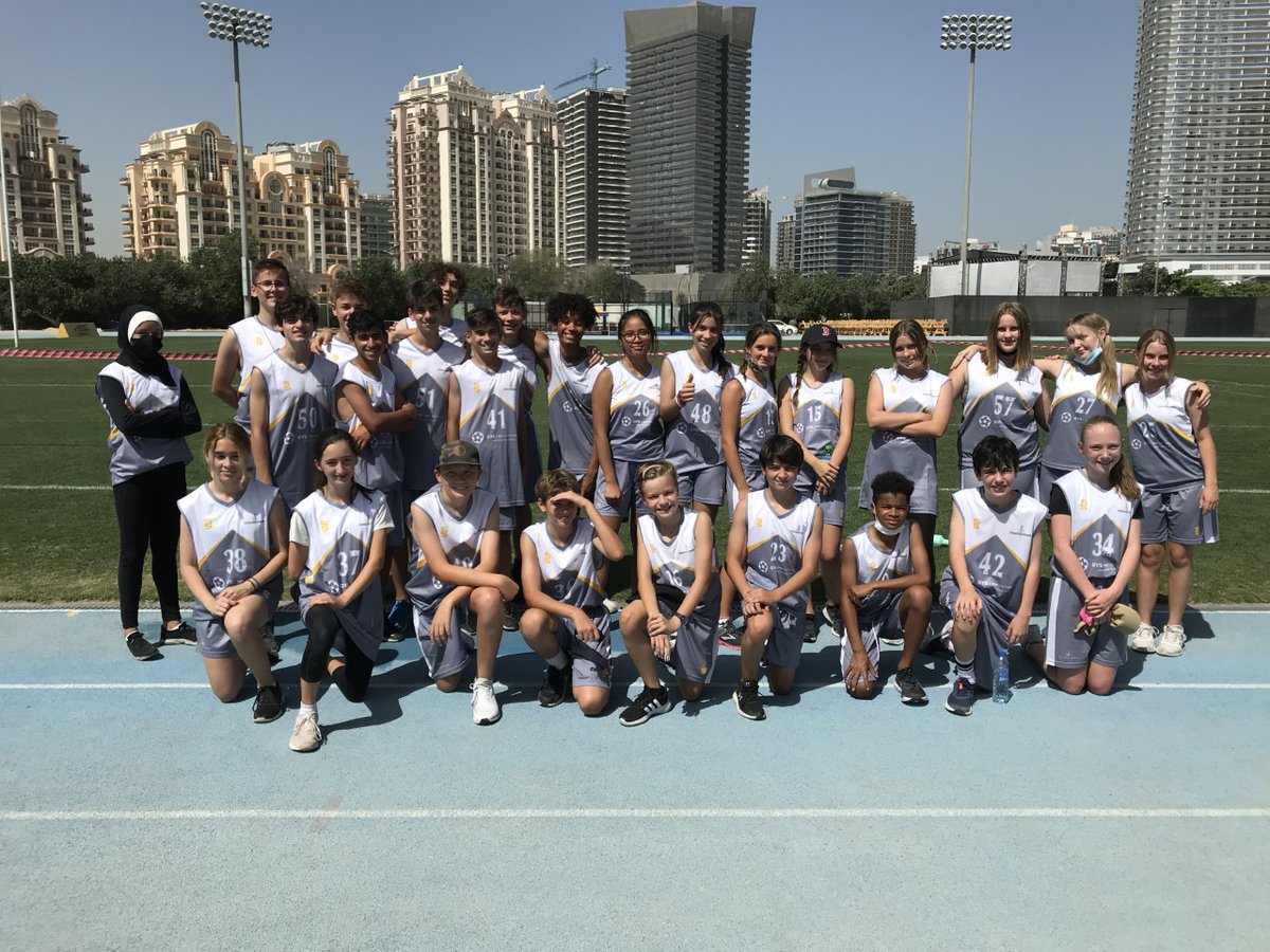 SouthViewSchool's tweet photo. In the previous term, our Secondary Athletics squad participated in the Division 5 Athletics competition at Sports City. 

We won 1st in the U13s. 🥇

We won 2nd in the U15s. 🥈

Overall, we placed 2nd. 🥈

Well done to our squad! ⭐️

#southviewschool #dubaischools #athletics https://t.co/ar54TVfpZr