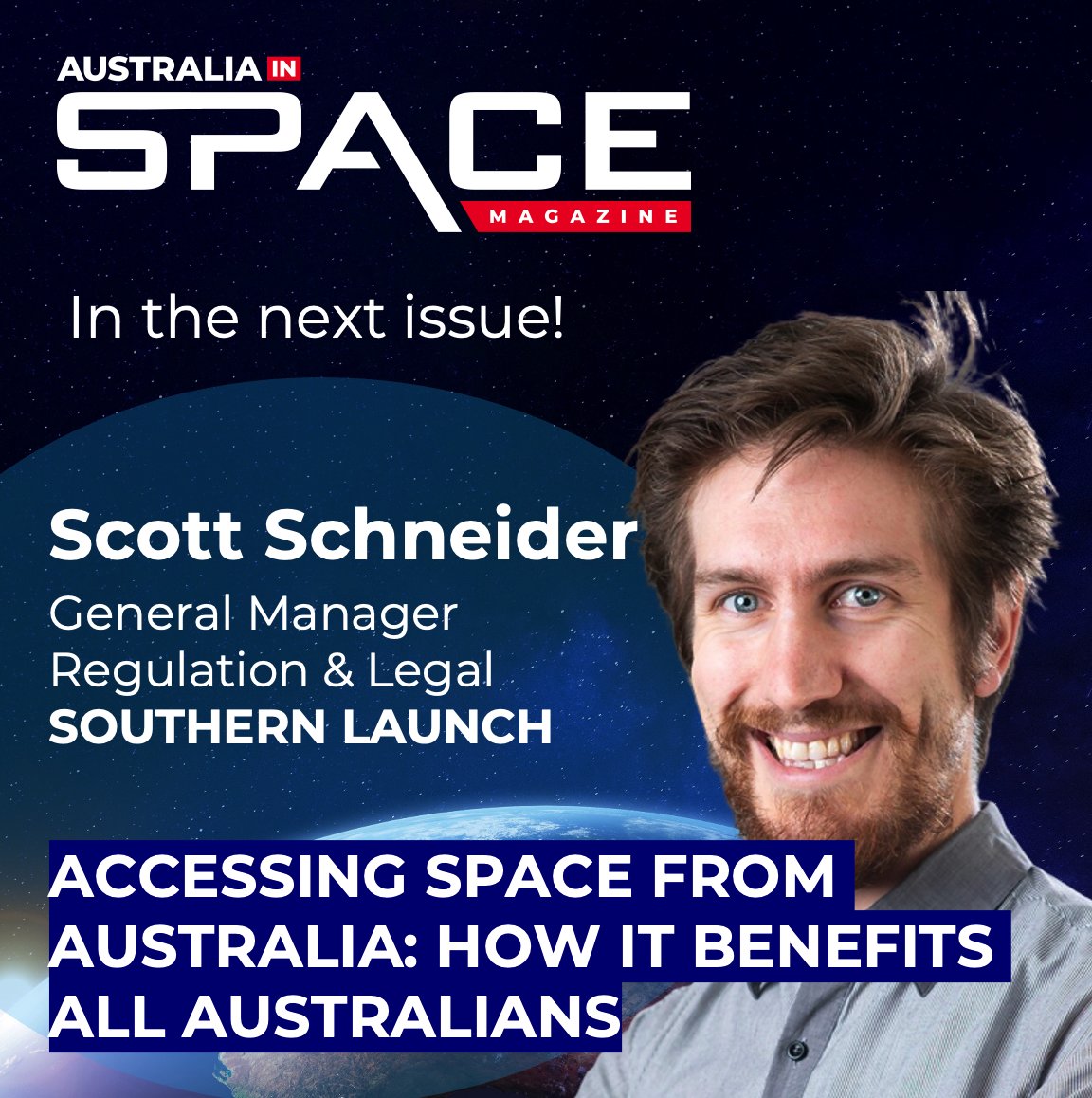 SouthernLaunch's tweet photo. The first edition of the #AustraliaInSpace Magazine for 2022 has been released.
The digital magazine includes a featured article from @SouthernLaunch General Manager - Regulation & Legal Scott Schneider.
✅Read here: https://t.co/StuMOQfijS
#SpaceLaunch @MSM_Marketplace https://t.co/ynCuM79ucP