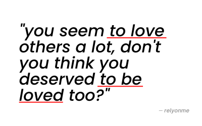 literarybase's tweet photo. we may love others, but we deserve to feel loved too ― karya https://t.co/FrsXOFHgR5