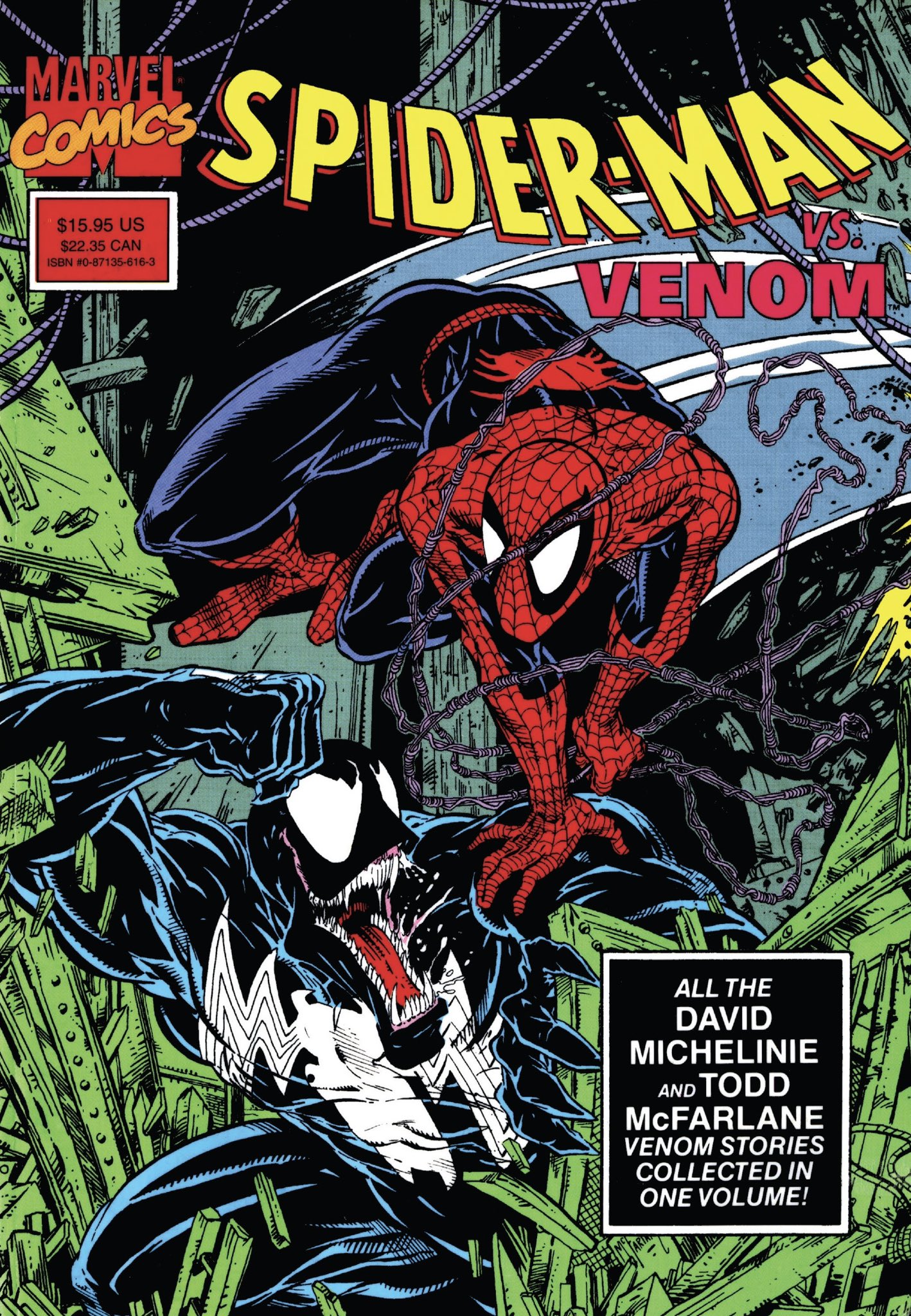 Spiderman Comic Book Covers Venom 