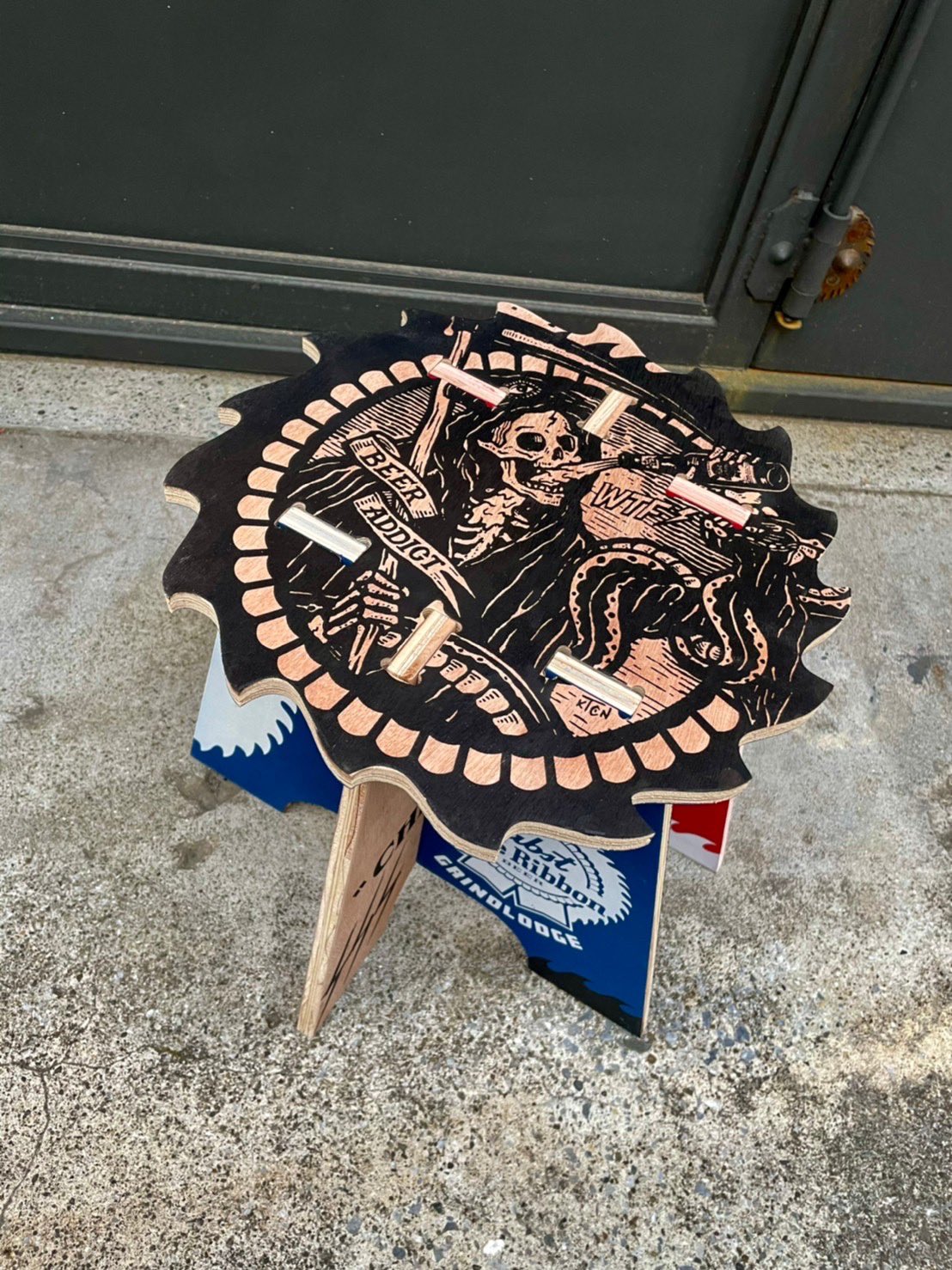 独特の素材 Pabst Blue Ribbon Japan on X:  テーブル・チェア・ハンモック