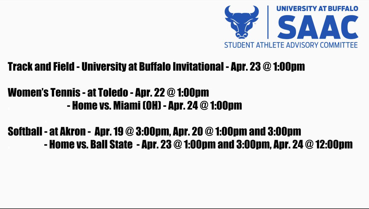 Support our Bulls in their competitions this week! 🤘💙🤍