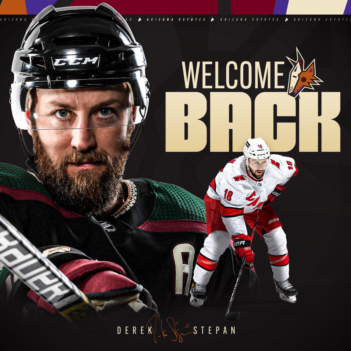 ArizonaCoyotes's tweet photo. Welcome back to the Valley, Raants and Step! https://t.co/Pxonod1Qyz
