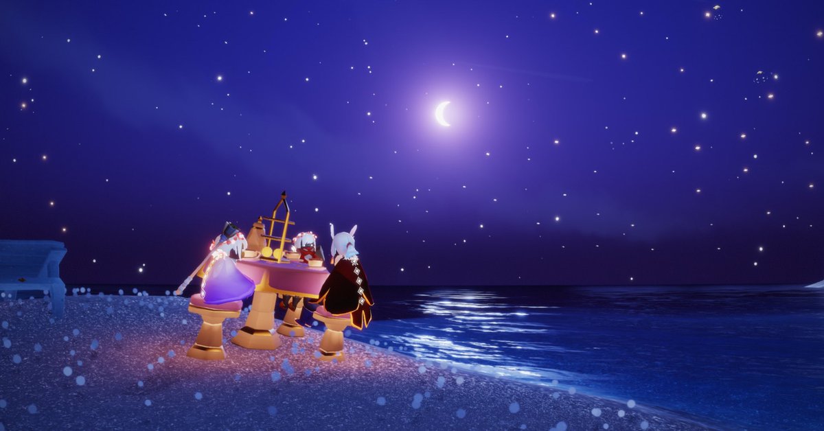 ashifromsky's tweet photo. A good moment talking with friends under the moonlight.
I’m still very happy to have this tea set. Thank you very much, good friend!

#skychildrenofthelight https://t.co/8VVpIFaCrl