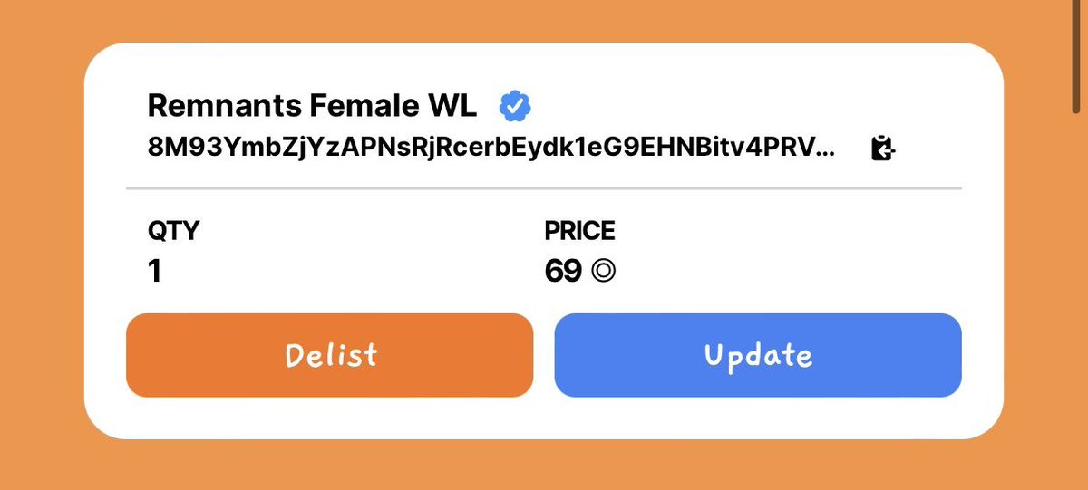 RemnantsNFT's tweet photo. Female Remnant WL token distribution for holders has begun🎮⚔️

The Female WL token is also now verified on the @FamousFoxFed platform

The starting price is 69 SOL, naturally🏋️‍♀️ https://t.co/0pDUYrnmgs
