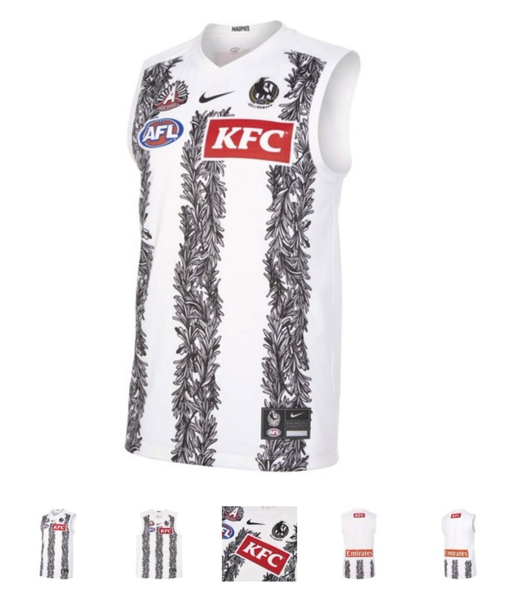 PiesNation's tweet photo. The 2022 @CollingwoodFC #AnzacDay guernsey! 😳🔥

#noclash #PNP #GOPIES https://t.co/qmmDYvB03i