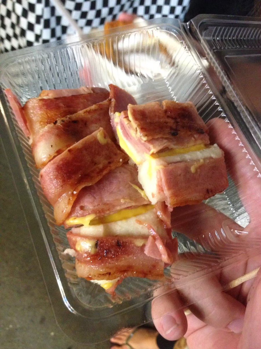 You need to try cheese wrapped in bacon from a night market in Taiwan at least once in your life