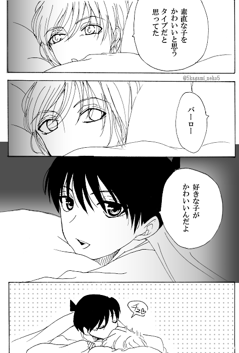 またお泊まり小ネタ描いてるよ… ③おわり
※中学コ哀
※過去作とはつながってません
※イチャついてるだけ 