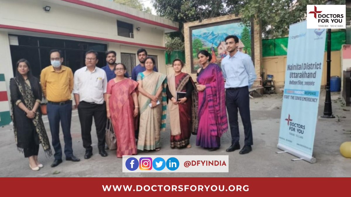 DFYIndia's tweet photo. @DFYIndia with the support of @CryptoRelief_ launched the Integrated Command Center (ICC) in #Nainital District, Uttarakhand. It was inaugurated by Honorable Health Minister of Uttarakhand, Shri Dhan Singh Rawat.
#Integratedcommandcenter #Uttarakhand #healthcare https://t.co/dwnHKPuIG3