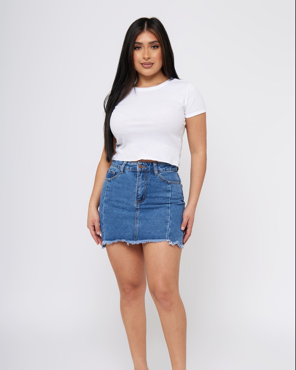BoomBoomJeans's tweet photo. New Arrivals! 

Our BoomBoomJeans Denim Skirt, 'Keep It Real" is the perfect addition to your spring closet collection! Shop more denim styles! https://t.co/X50ArUdVhR