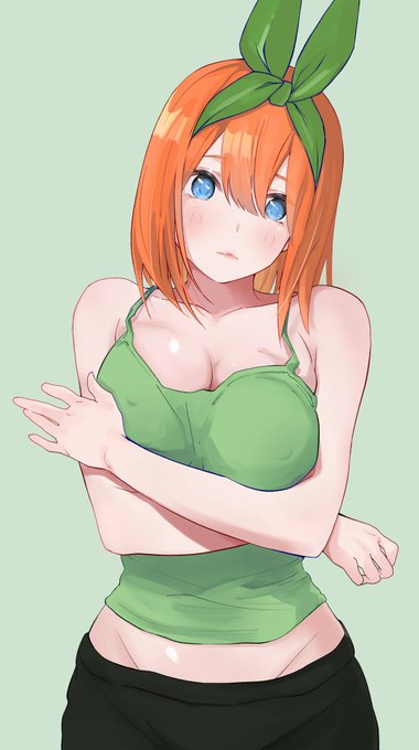 おばけさんがTwitterに投稿した中野四葉(五等分の花嫁)のイラスト。