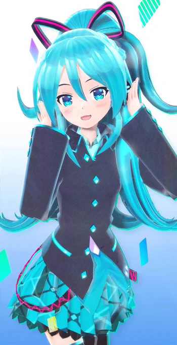 #見た人も無言で青い何かをあげる 