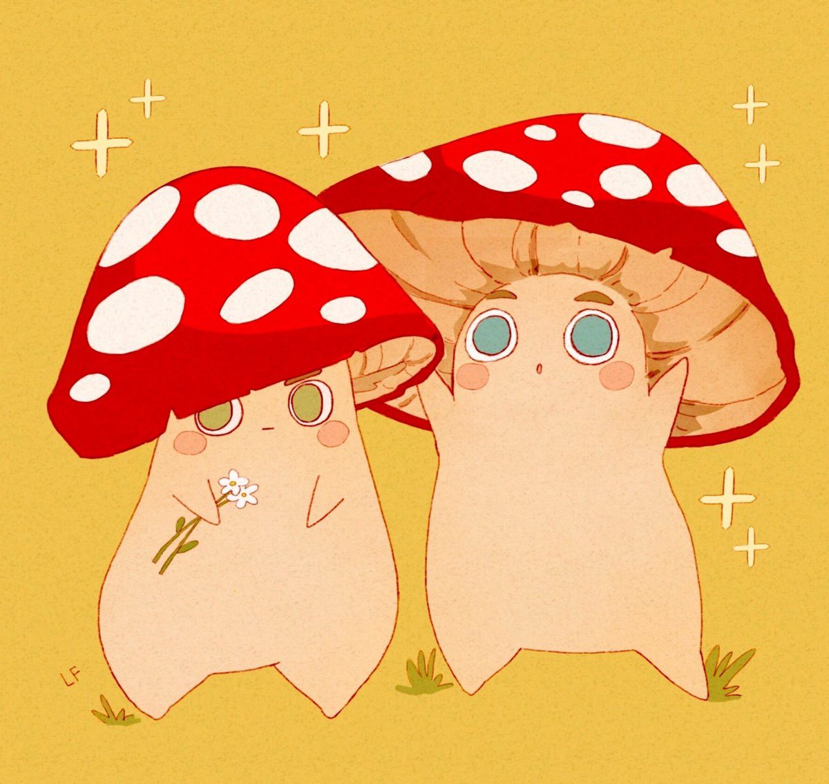 「Mushrooms 🍄 」|Libbyのイラスト