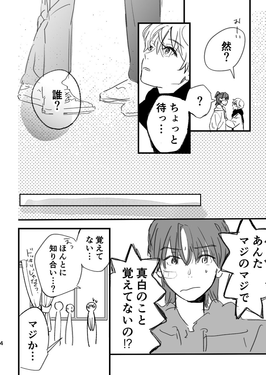 記憶喪失で親友を忘れた①

#創作漫画 