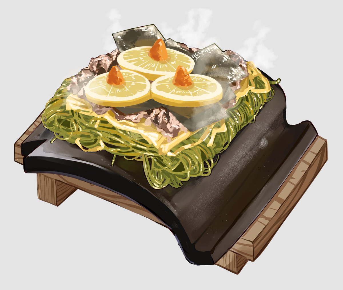 お昼なので瓦そばのイラスト投げときます はるユ Haruyu 1日目東 D 47aのイラスト