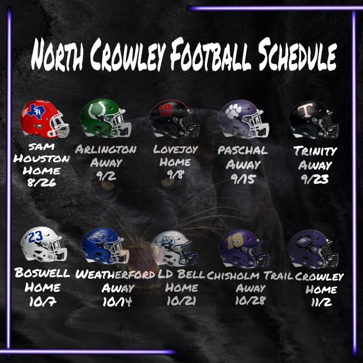 Get your 🍿🍿🍿 ready!!!
<a href="/NorthCro_FB/">North Crowley Football</a> 
#GOONCITY 
#NIGHTMAREONHULENST