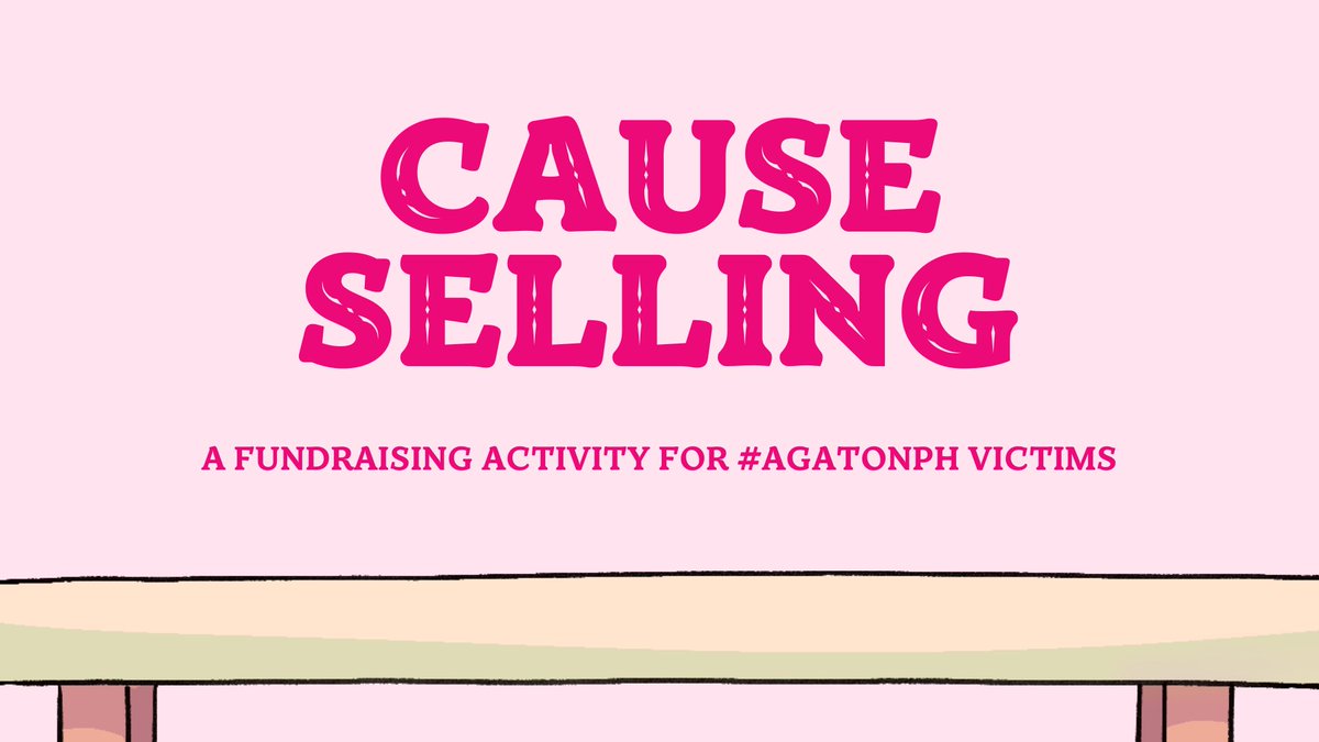 CAUSE SELLING! Note that these items are owned by the admins and not bought by the funds collected.

A huge percentage of money will be donated once an item is sold. Please retweet and share this to attract potential buyers!

#AgatonPH #JSLsProgram #SellingForACause