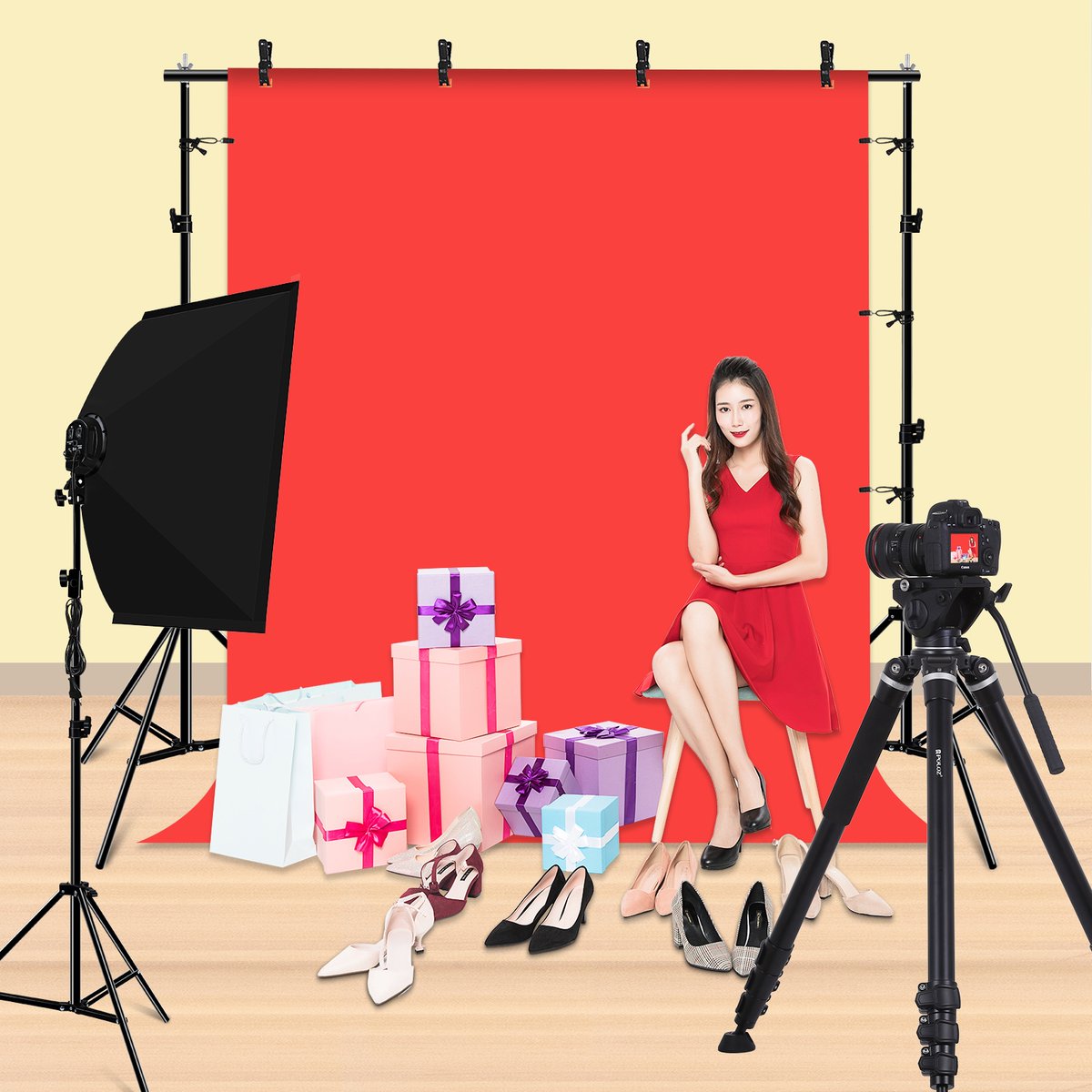 PULUZfans's tweet image. PULUZ 2x2m Photo Studio Background Support Stand Backdrop Crossbar Bracket Kit with Red / Blue / Green Backdrops
SKU: PKT5204
Check here to 👉bit.ly/3L0NkUT
#PULUZ #BackdropStand