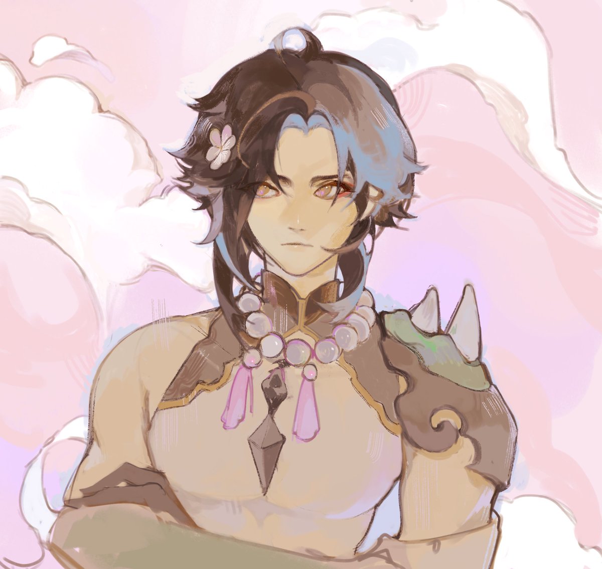 「strawberry skies xiao! late for his birt」amiiii!のイラスト