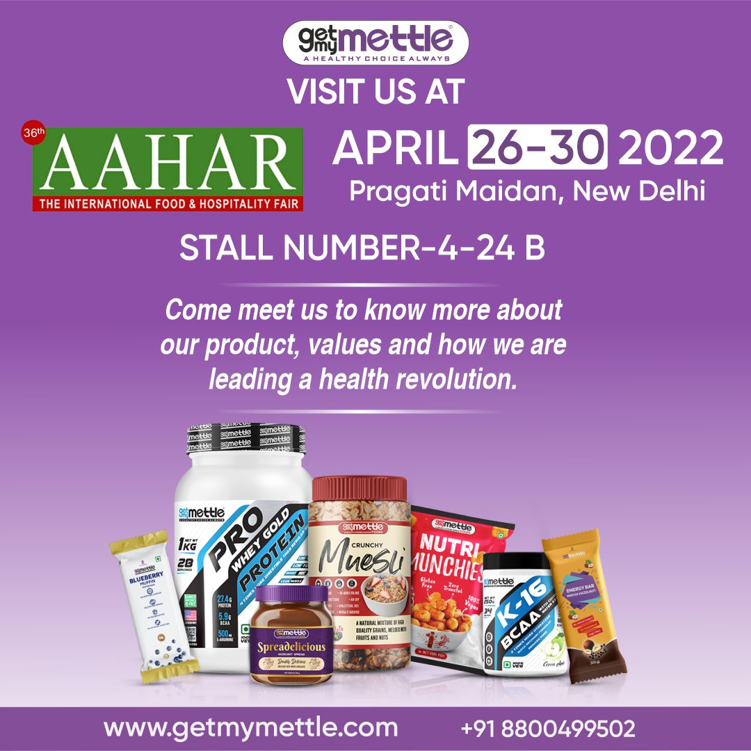 getmymettle's tweet photo. Come meet us to know more about our products, values and how we are leading a health revolution.
#getmymettle #aahar2022 #stalls #pragatimaidan #discountcoupon #offers #photooftheday #instagood #April2022 https://t.co/ciXNl1id0q