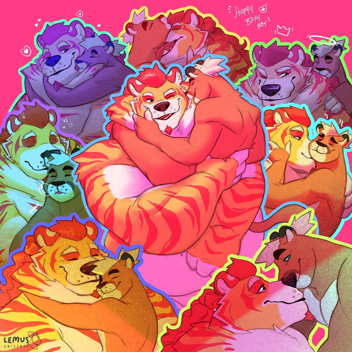 lemusuniverse's tweet photo. Happy bday for my beaw boyfriend!! 🐻💗🎉 https://t.co/YQq9496xHY
